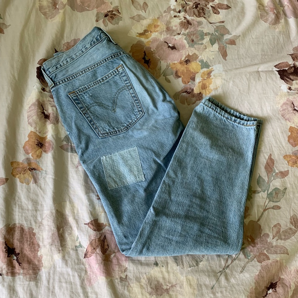 FINAL PRICE 〰️ Perfectly Patched Levi’s 501s